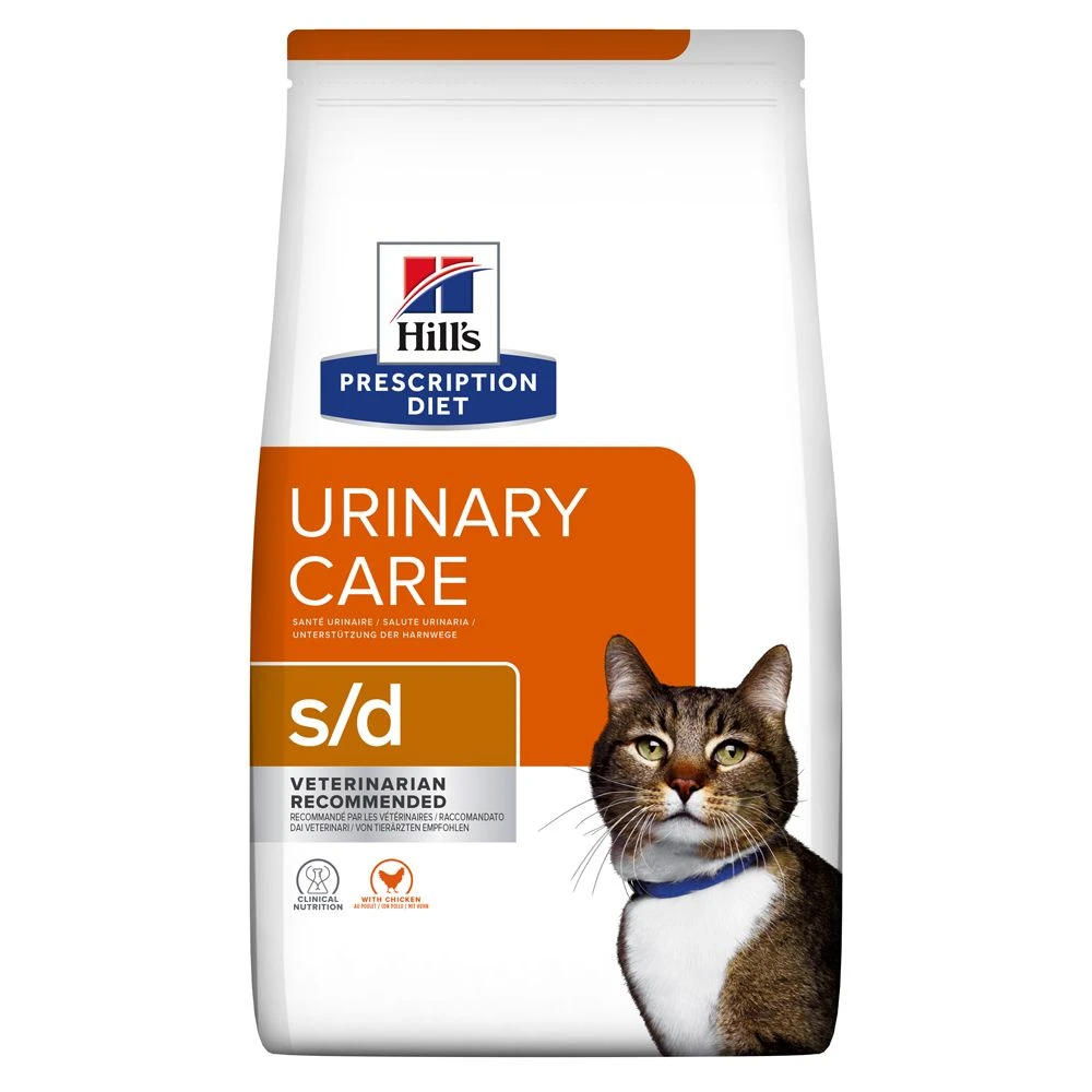Hill's Prescription Diet S/D Urinary Croquettes Pour Chat Au Poulet - 3Kg 3 Hill's Prescription Diet S/D Urinary Croquettes Pour Chat Au Poulet - 3Kg