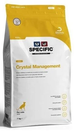 Specific FCD-L Crystal Management Light Pour Chat 4x 400g