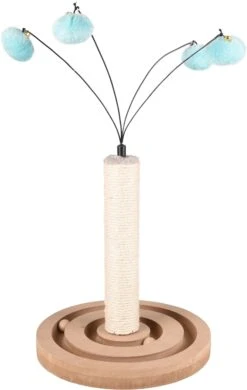 Flamingo Arbre à Chat Cya 3 Turquoise/gris 29x29x50cm