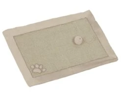 Tapis Grattoir Sisal Beige/blanc 100x60cm
