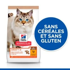 Hill's Science Plan No Grain Croquettes Sans Cereales Pour Chat Adulte Au Poulet - 1.5kg -Magasin De Fournitures Pour Chats 52742036984 3 science plan chat adult no grain croquettes poulet copie