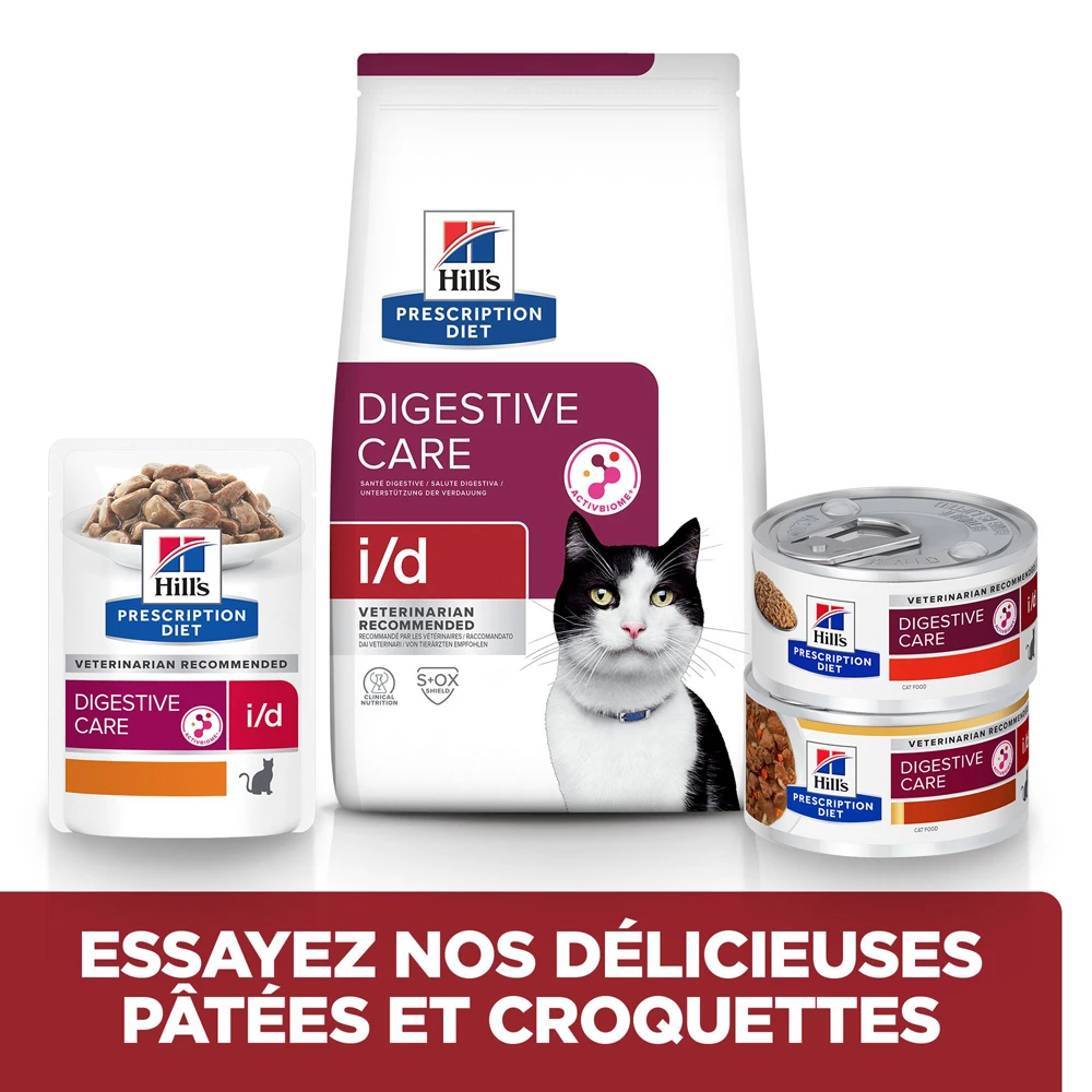 Hill's Prescription Diet I/D AB+ Boîtes Pour Chat Au Poulet - 24 X 156g 8 Hill's Prescription Diet I/D AB+ Boîtes Pour Chat Au Poulet - 24 X 156g – Image 6