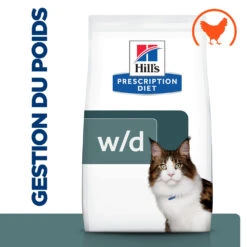 Hill's Prescription Diet W/D Multi Benefit Croquettes Pour Chat Au Poulet - 3Kg -Magasin De Fournitures Pour Chats 52742042251 1 FR