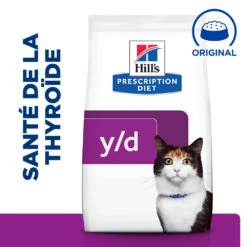 Hill's Prescription Diet Y/D Thyroïd Croquettes Pour Chat Au Poulet - 1.5Kg -Magasin De Fournitures Pour Chats 52742042503 1 FR 1