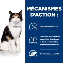 Hill's Prescription Diet Y/D Thyroïd Croquettes Pour Chat Au Poulet - 1.5Kg -Magasin De Fournitures Pour Chats 52742042503 2 FR 1