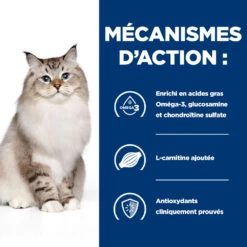 Hill's Prescription Diet J/D Mobility Croquettes Pour Chat Au Poulet 1.5kg -Magasin De Fournitures Pour Chats 52742048352 2 FR