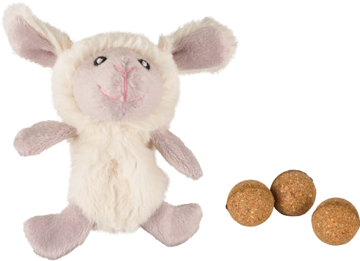 Flamingo Jouet Chat Tux Mouton + Herbe Chat 3 Flamingo Jouet Chat Tux Mouton + Herbe Chat