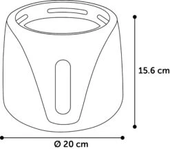 Flamingo Fontaine à Eau Sensor Adriana Noir -Magasin De Fournitures Pour Chats 561213 T 01