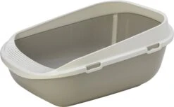 Flamingo Bac à Litière Garfy Gris XL 48x65x29,5cm