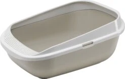 Flamingo Bac A Litière Garfy Gris L 43x58x26cm