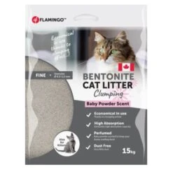 Flamingo Litière Pour Chats Poudre Bébé 15kg
