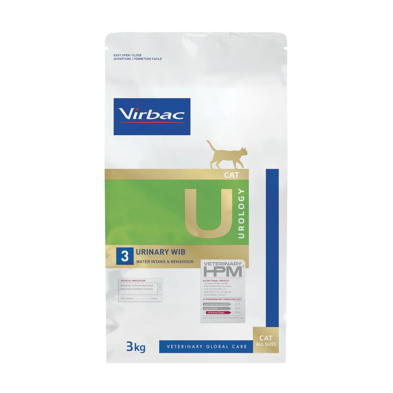 Virbac HPM Urology Urinary Wib U3 Pour Chat 1,5kg 4 Virbac HPM Urology Urinary Wib U3 Pour Chat 1,5kg – Image 2