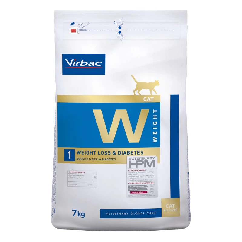 Virbac HPM Weight Loss & Diabetes W1 Pour Chat 1,5kg 8 Virbac HPM Weight Loss & Diabetes W1 Pour Chat 1,5kg – Image 6