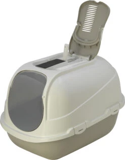 Flamingo Bac à Litière Hera Gris XL 49x66x46cm -Magasin De Fournitures Pour Chats c1743b85e8e0255ed165bcf12640f9fbe9a4a4831526ce8a36a63b27dda3c413