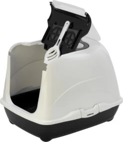 Flamingo Bac à Litière Loki Noir M 38x50x37cm -Magasin De Fournitures Pour Chats e95c44dc1684e2d7674e3f0bb71eccf244d6b4510fa42b114506bfc1a25102ea