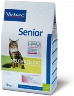 Virbac Veterinary Hpm Senior Neutered Pour Chat 1,5kg