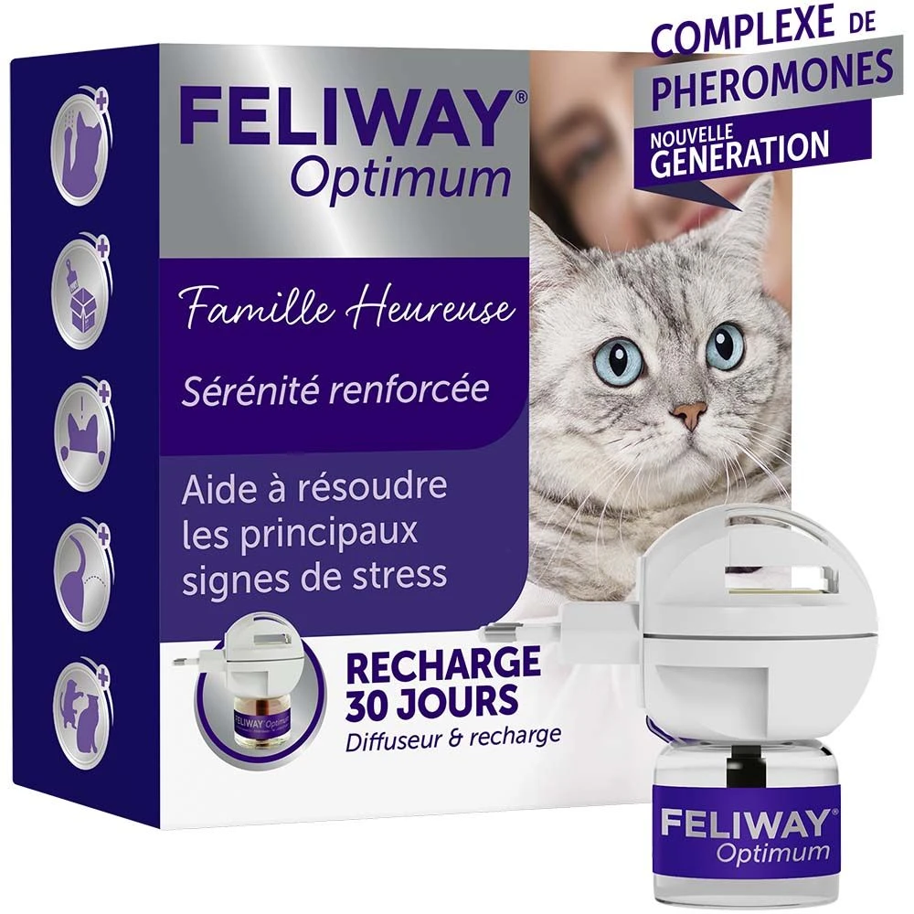 Feliway Optimum Diffuseur Et Flacon 3 Feliway Optimum Diffuseur Et Flacon