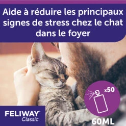 Feliway F3 Spray 60 Ml -Magasin De Fournitures Pour Chats feliway spray 60ml 5 FR