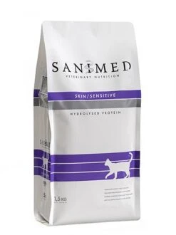 Sanimed Skin/Sensitive Croquettes Pour Chats 1,5kg